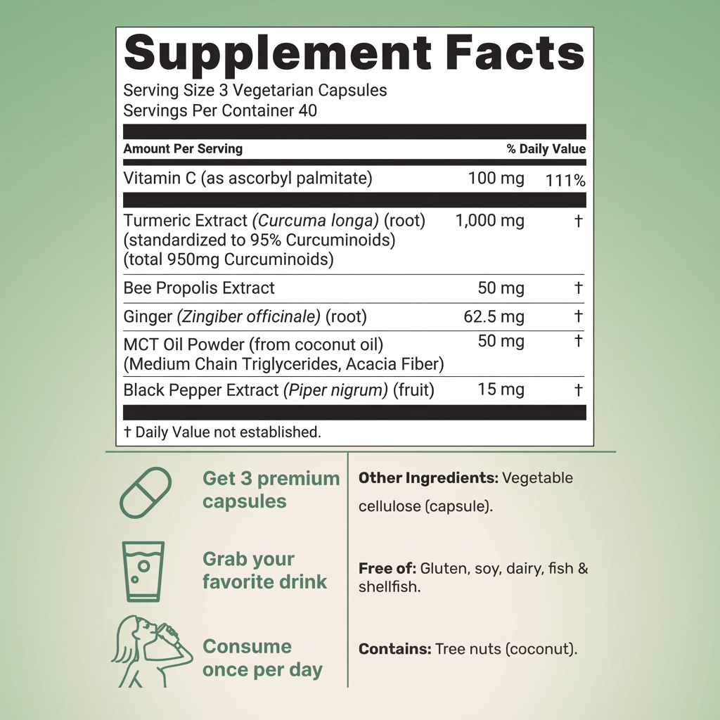 Alverra™ Pure Turmeric Capsules