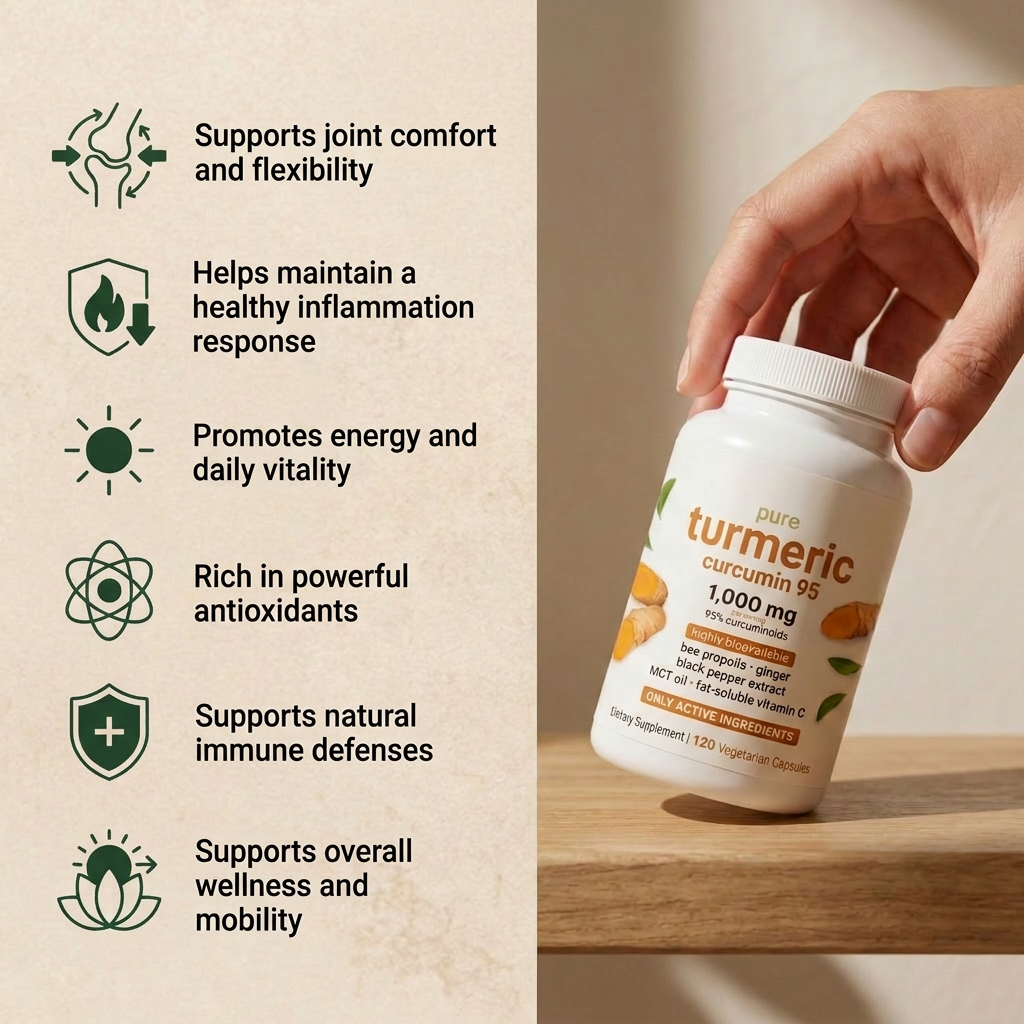 Turmeric Curcumin Capsules (1,000mg)