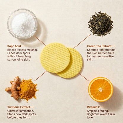 Turmeric + Kojic Acid Pads